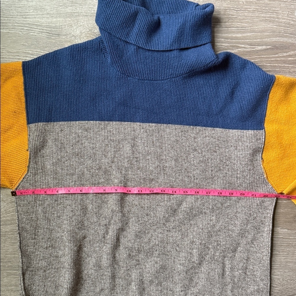 Free People Softly Structured Color Block Sweater Large - Picture 7 of 8